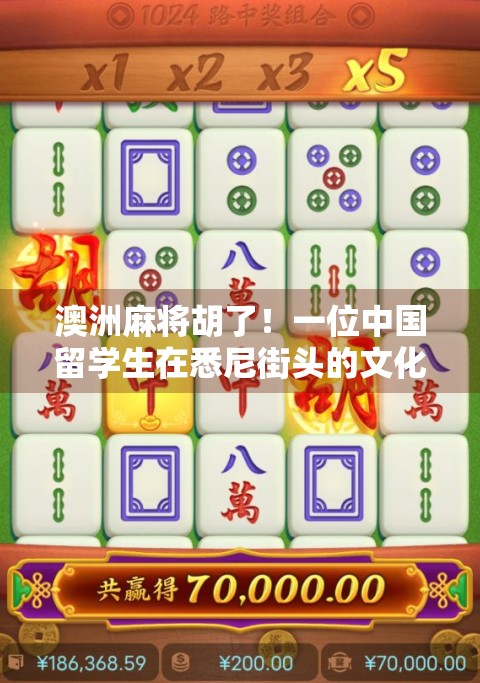 澳洲麻将胡了！一位中国留学生在悉尼街头的文化逆袭时刻