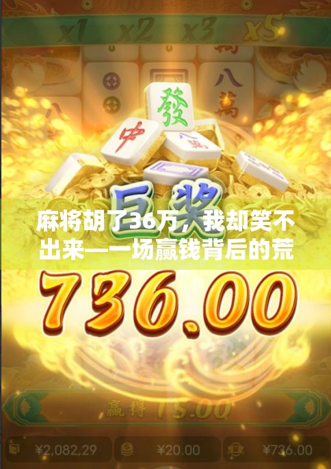 麻将胡了36万，我却笑不出来—一场赢钱背后的荒诞人生