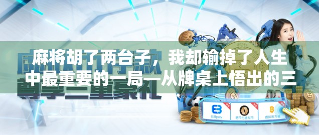 麻将胡了两台子，我却输掉了人生中最重要的一局—从牌桌上悟出的三个道理