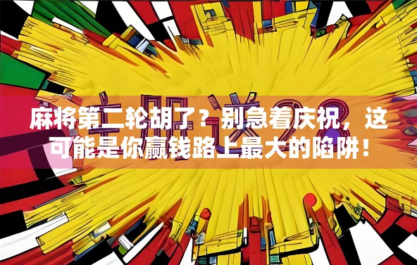 麻将第二轮胡了？别急着庆祝，这可能是你赢钱路上最大的陷阱！