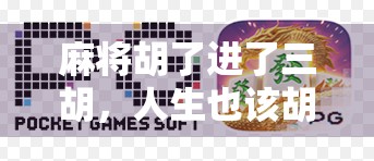 麻将胡了进了三胡，人生也该胡一次了！