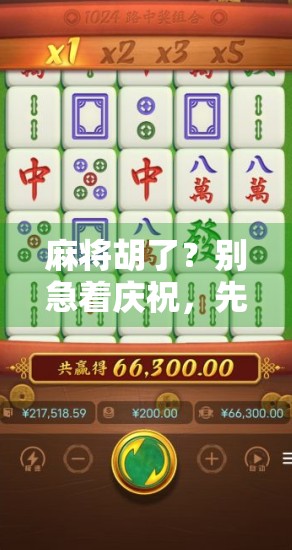 麻将胡了？别急着庆祝，先看看这背后隐藏的PG链接陷阱！