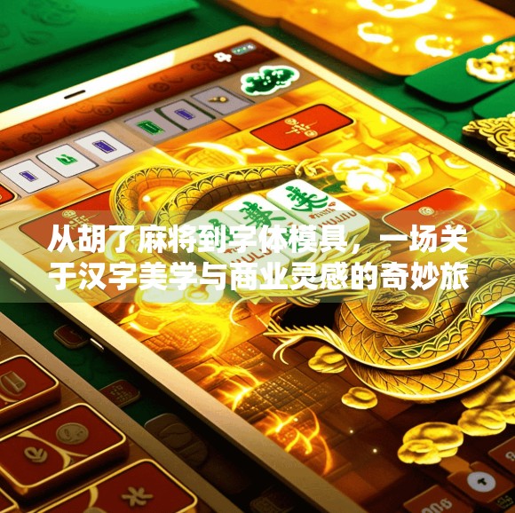 从胡了麻将到字体模具，一场关于汉字美学与商业灵感的奇妙旅程