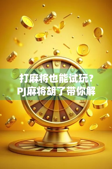 打麻将也能试玩？PJ麻将胡了带你解锁社交新玩法！