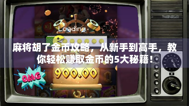 麻将胡了金币攻略，从新手到高手，教你轻松赚取金币的5大秘籍！