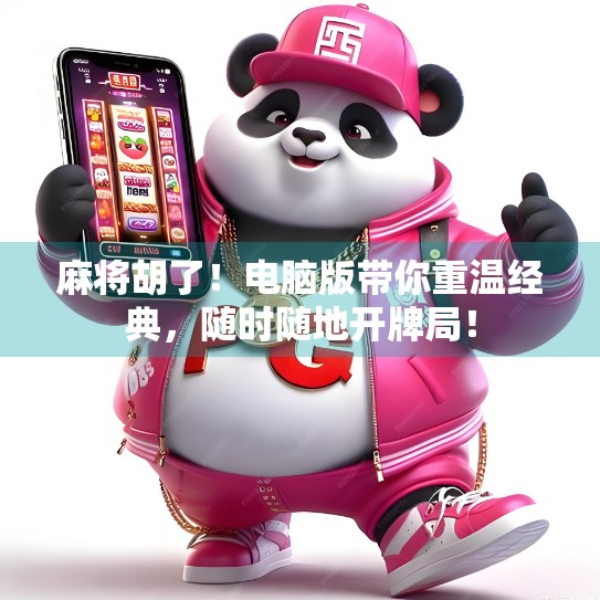 麻将胡了！电脑版带你重温经典，随时随地开牌局！